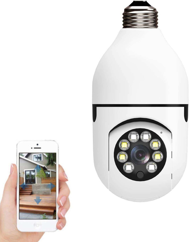 Câmera Lâmpada Vigia Rotativa 360 WiFi - Leão Shop