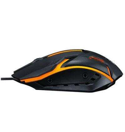 Alfa-usb mouse para gamer, 3200dpi, led rgb, para fio - Leão Shop