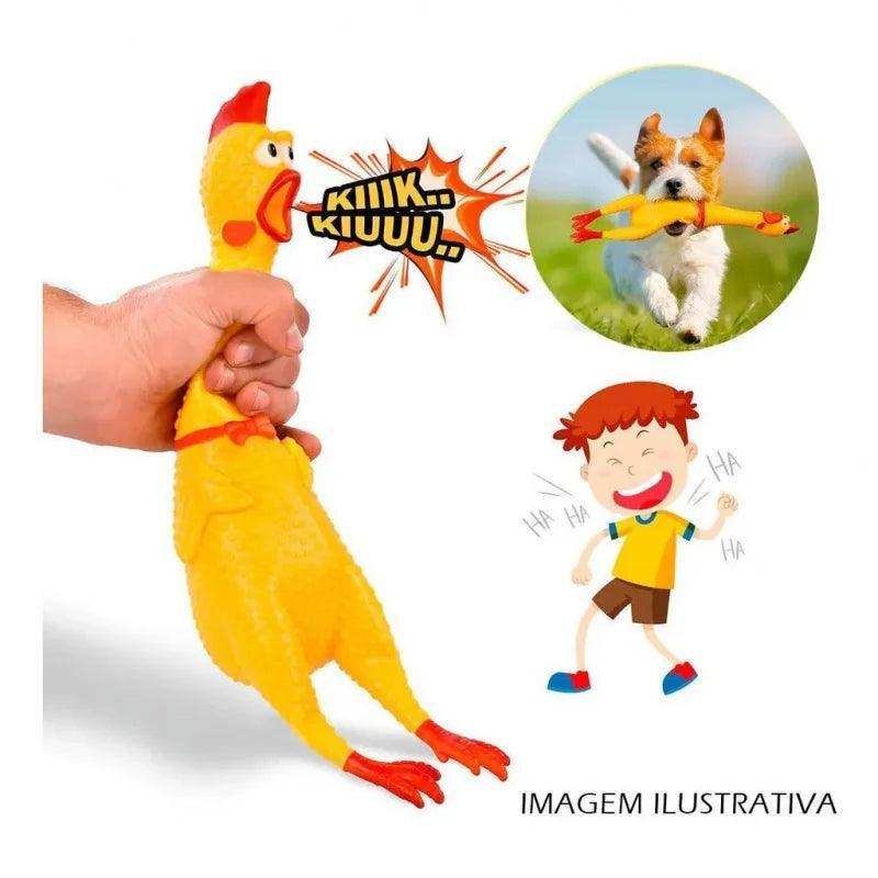 Brinquedo Pet de Borracha - Frangolino Júnior - Leão Shop