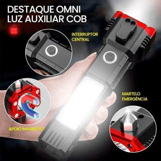 Lanterna Tática 4 em 1 - Leão Shop