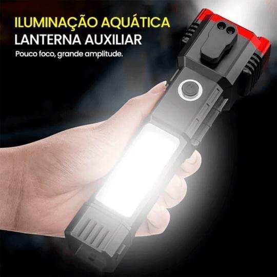 Lanterna Tática 4 em 1 - Leão Shop