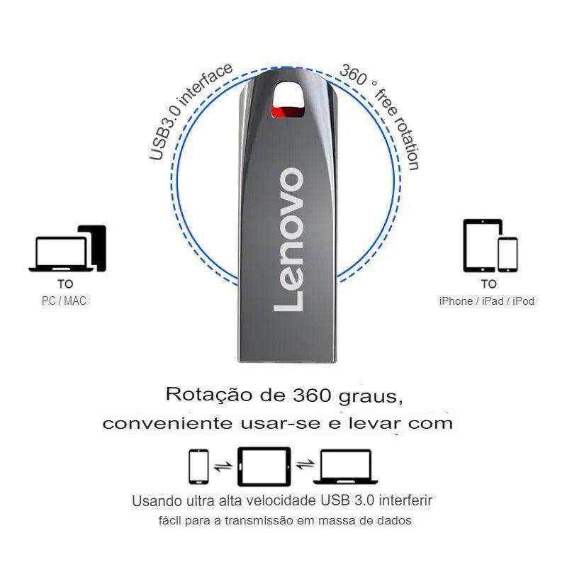 Pendrive 1TB 512GB 256GB Usb Drive Portátil À Prova D' Água - Leão Shop