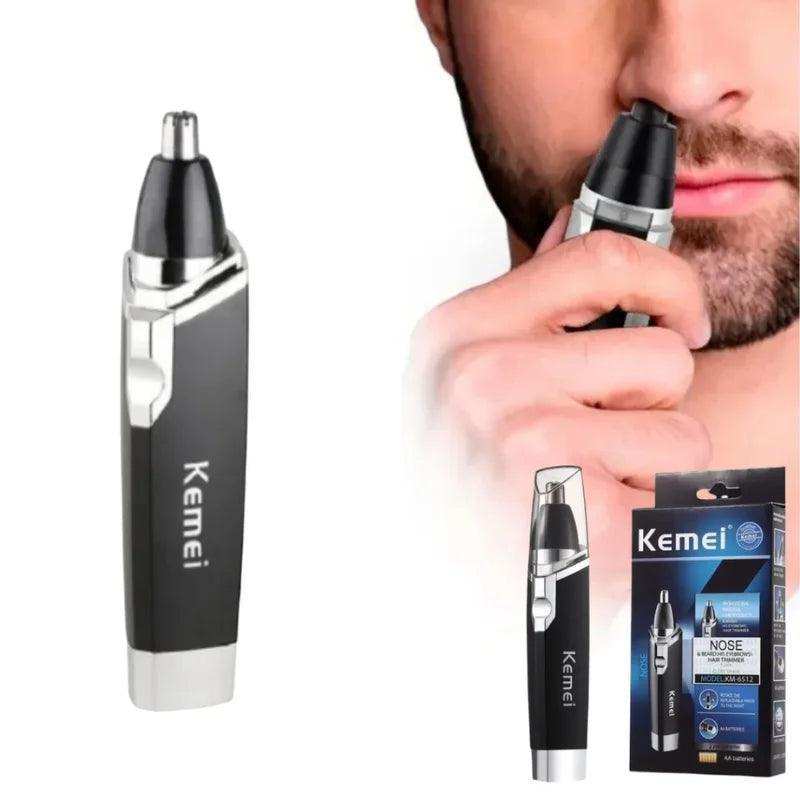 Máquina Aparadora Profissional | Remove Pelos do Nariz e Ouvido Prático Fácil | Saúde Higiene Beleza Uso Pessoal Kemei-Km-6512 - Leão Shop