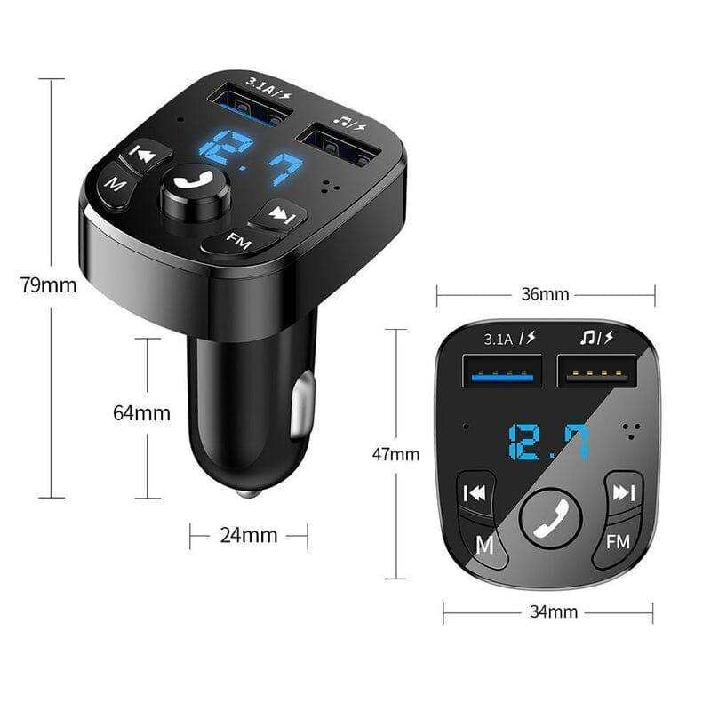 Transmissor de Som Bluetooth Automotivo - Leão Shop