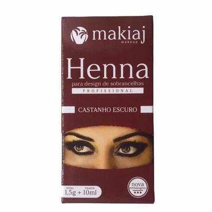 Henna para Design de Sobrancelha Profissional Makiaj - Leão Shop