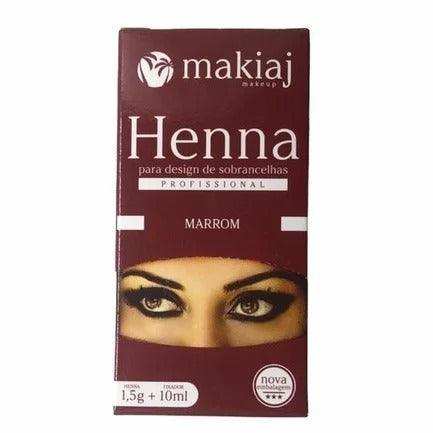 Henna para Design de Sobrancelha Profissional Makiaj - Leão Shop