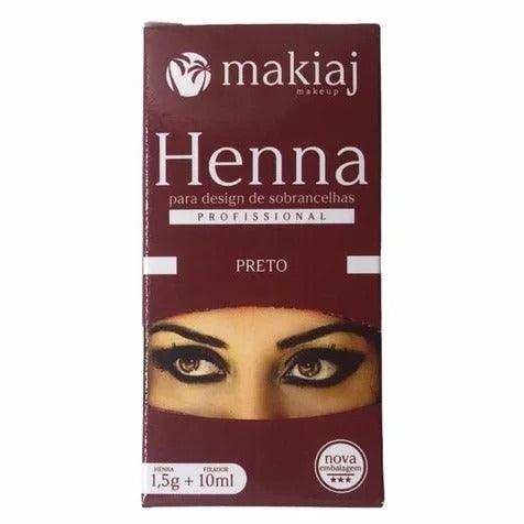 Henna para Design de Sobrancelha Profissional Makiaj - Leão Shop